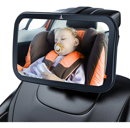 Espelho Retrovisor Interno Lorben P/ Bebê No Banco Traseiro C/ Giro 360º E Fixação Segura