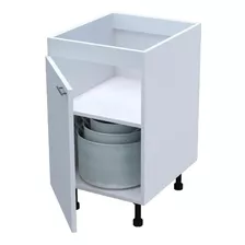 Bajo Mesada Armado 60x84x60 Melamina Mueble Cocina Alacena