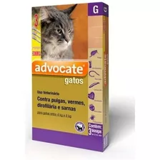 Antipulgas Advocate Gatos Entre 4kg E 8kg (combo 3 Pipetas)