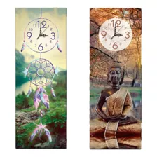 Reloj Cuadro Decorativo Naturaleza Espiritual 