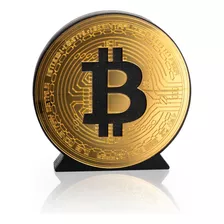 Símbolo 3d Bitcoin - Letreiro De Mesa 20 Cm Criptomoeda