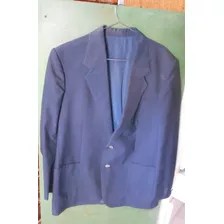 Saco De Vestir Azul Osc. Talle 52 -hombre- -en Pilar