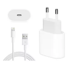 Fonte + Cabo Usb-c Compatível iPhone SE X Xs 11 12 13pro 14