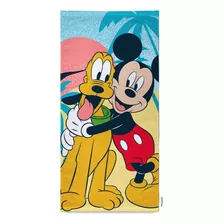 Toallon 70x130 Piñata Mickey & Pluto Color Celeste Mickey Y Pluto