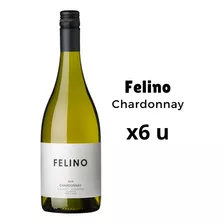 Caja X6 Vinos Felino Chardonnay, Viña Cobos Blanco 750ml
