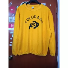 Sudadera Colorado Buffaloes Football Ncaa L Adulto Algodón 