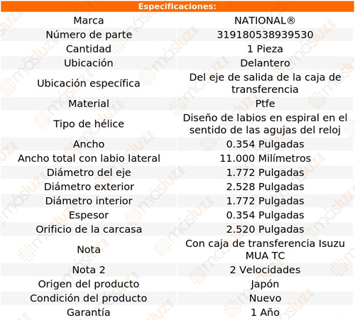 1) Retn Caja Transferencia Pickup 88/95 National Foto 3