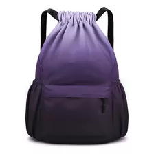 Mochila Con Cordón Impermeable Para Viajes Al Aire Libre