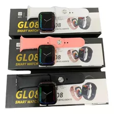 Relógio Inteligente Smartwatch Glo8 Rose Rosa Bluetooh E Ios