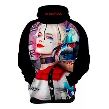 Blusa Frio Moletom Casaco Arlequina Coringa Palhaço Filme 27