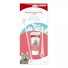 Kit Higiene Dental Para Gatos Sabor Cheese