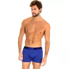 Kit 3 Cuecas Box Masculina Elástico Grande Alto-relevo Boxer