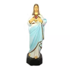 Imagem De Sagrado Coracao De Maria 21 Cm Estatua