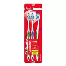 Escova Dental Colgate Classic Clean Pack Com 3 Escovas