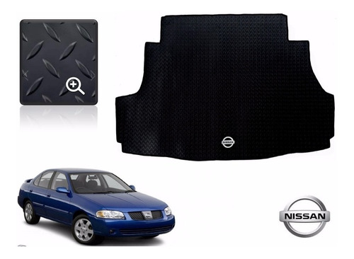  Tapete Cajuela Nissan B15 Sentra 2003 Marca Rubber Black Foto 2