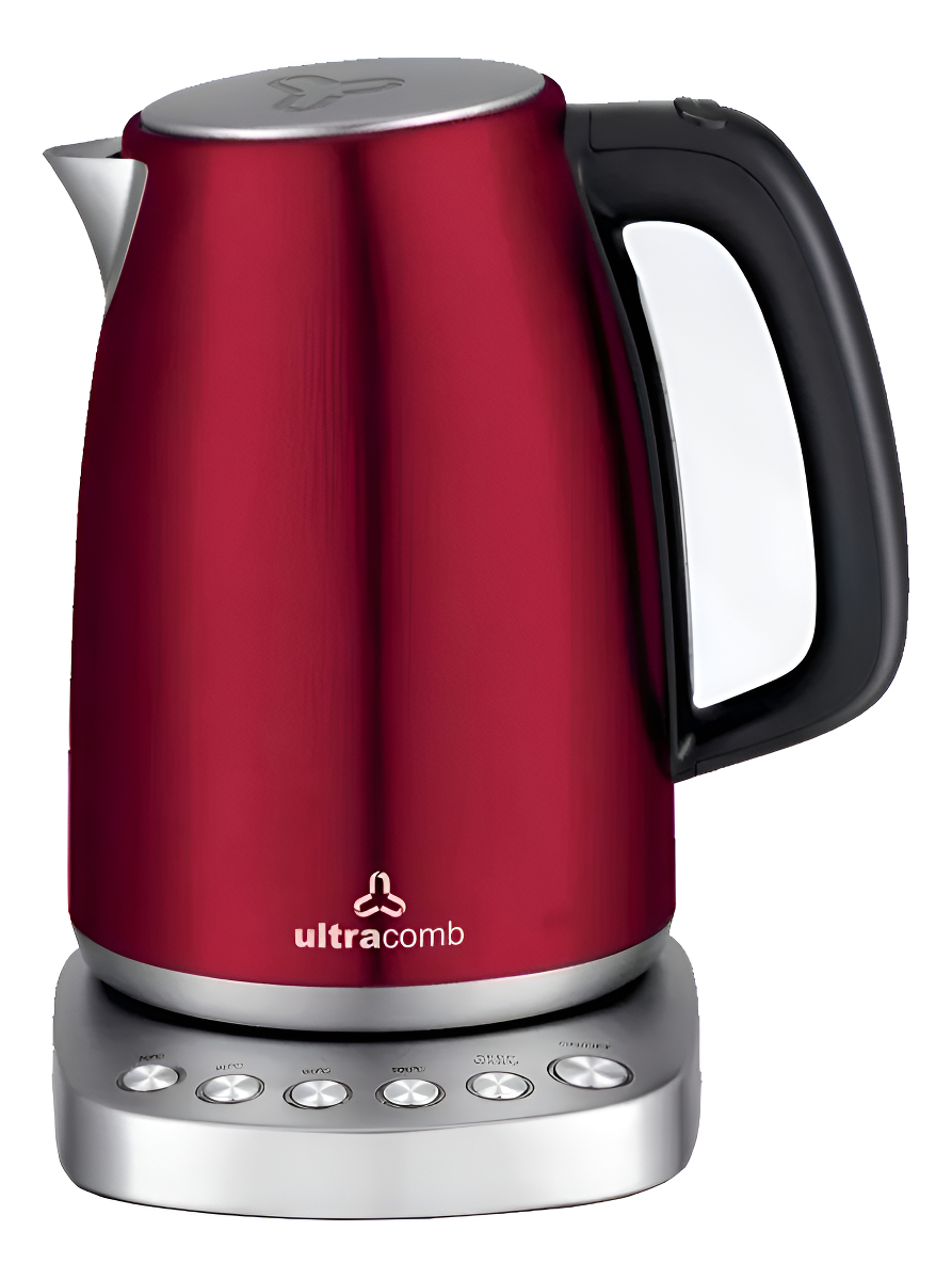 Pava Electrica Ultracomb Pe4911 Mate Cafe Digital Acero Inox - Bordó