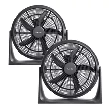 Combo X 2 Turbo Ventilador Axel 20 Pulgadas Piso Pared