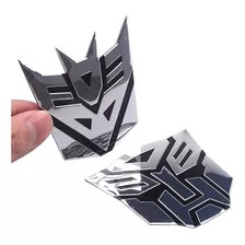 Emblema 3d Transformers Sticker Calcomania Etiqueta