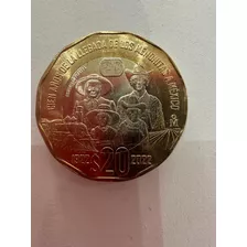 Nuevas Monedas 20 Pesos Menonitas