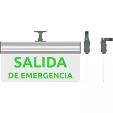 Cartel Señalizador Salida De Emergencia Led 