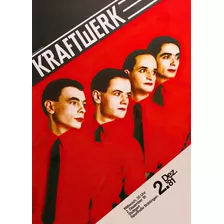 Quadro Música Eletrônica Banda Kraftwerk Poster Moldurado