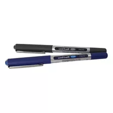 Caneta Eye Micro Kit 2 Canetas Preta E Azul Uni-ball 0.5mm Cor Da Tinta Azul E Preto