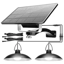 Luz Solar Para Cobertizo Para Exteriores, Interior Con Cabez