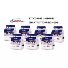 Topping Chantilly 400g Selecta Duas Rodas Kit C/ 07 Unidades