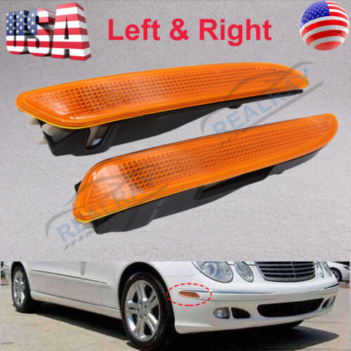 Front Bumper Side Marker Light Lamp For Mercedes Benz E-cl Foto 3