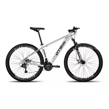 Mountain Bike Gts Pro M5 Techs Aro 29 15 21v Freios De Disco Mecânico Câmbios Shimano Cor Branco