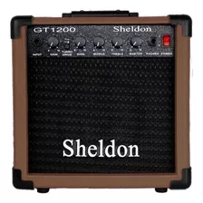 Amplificador Sheldon Gt1200 Combo 15w Marrom Kkkh