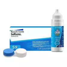 Lentes De Contacto Soflens 59 + Solucion Avizor 60ml Gratis