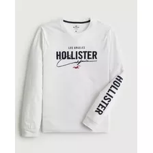 Playera Hollister De Manga Larga, Original Temporada 2021