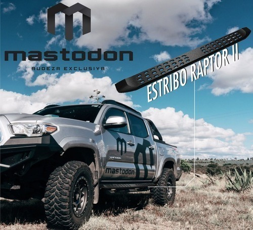 Estribos Raptor 2 Toyota Tacoma 06-22+ Doble Cabina Mastodon Foto 3