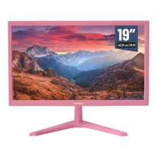 Monitor 19' Hd Led, 60hz, Hdmi, Vga,  3.6ms Rosa - Mymax