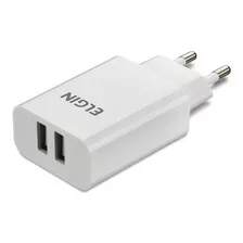 Carregador De Tomada Usb Dupla Saida 10w 2.1a Elgin