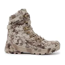 Bota Coturno Militar Multicam Digital Acero +brinde Invictus