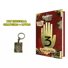 Livro Gravity Falls - Diário 3 + Chaveiro - Promoção Natal