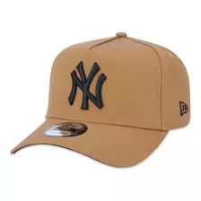 Boné New Era 940 New York Yankees Aba Curva Masc Caqui