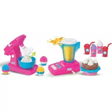 Brinquedo Infantil Menina Kit Batedeira E Liquidificador