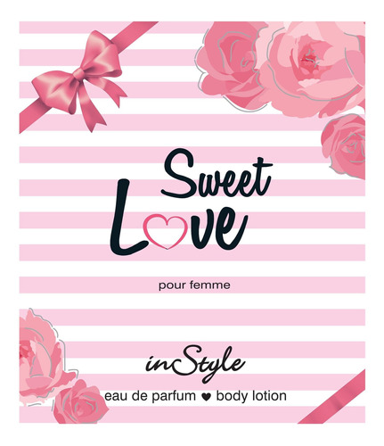 Perfume 100ml Y Crema Corporal 250ml, In Style, Sweet Love