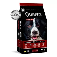 Ração Quartz Supreme Ração Premium Especial 15kg Dog 24% Top