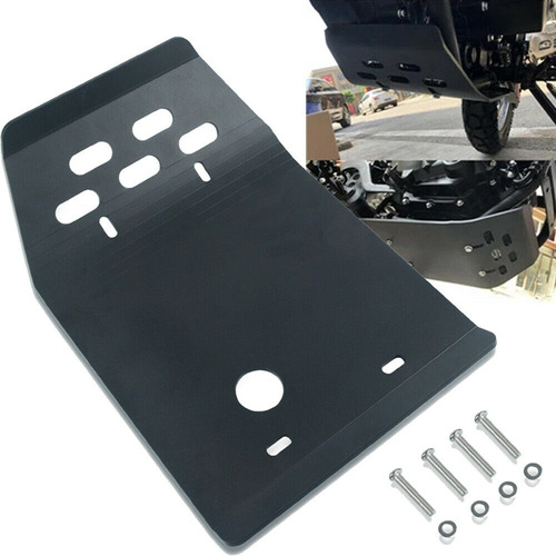 Cubierta Protectora De Motor Negra Para Yamaha Serow Xt250 Foto 3