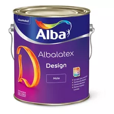 Albalatex Design Latex Interior Blanco Mate Alba 4 Lts