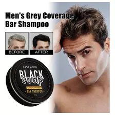 Barra Shampoo P/ Cabelo Barba Grisalho Trata E Devolve A Cor