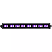  Barra Led Uv Pl8uv Pro Dj Lighting 8 Led 3 Watts 