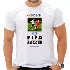 Camiseta Gamer Game Retro Atari Camisa Fifa Soccer Jogo F6