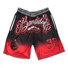 Short Deportivo Con Bolsillos Y Escudo Embroid De Bandidos