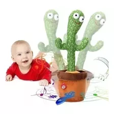 Peluche Cactus Iluminoso Baila Canta Y Repite Voz Juguete