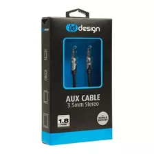 Cable Design Aux 3.5mm Stereo 1,8 Mts